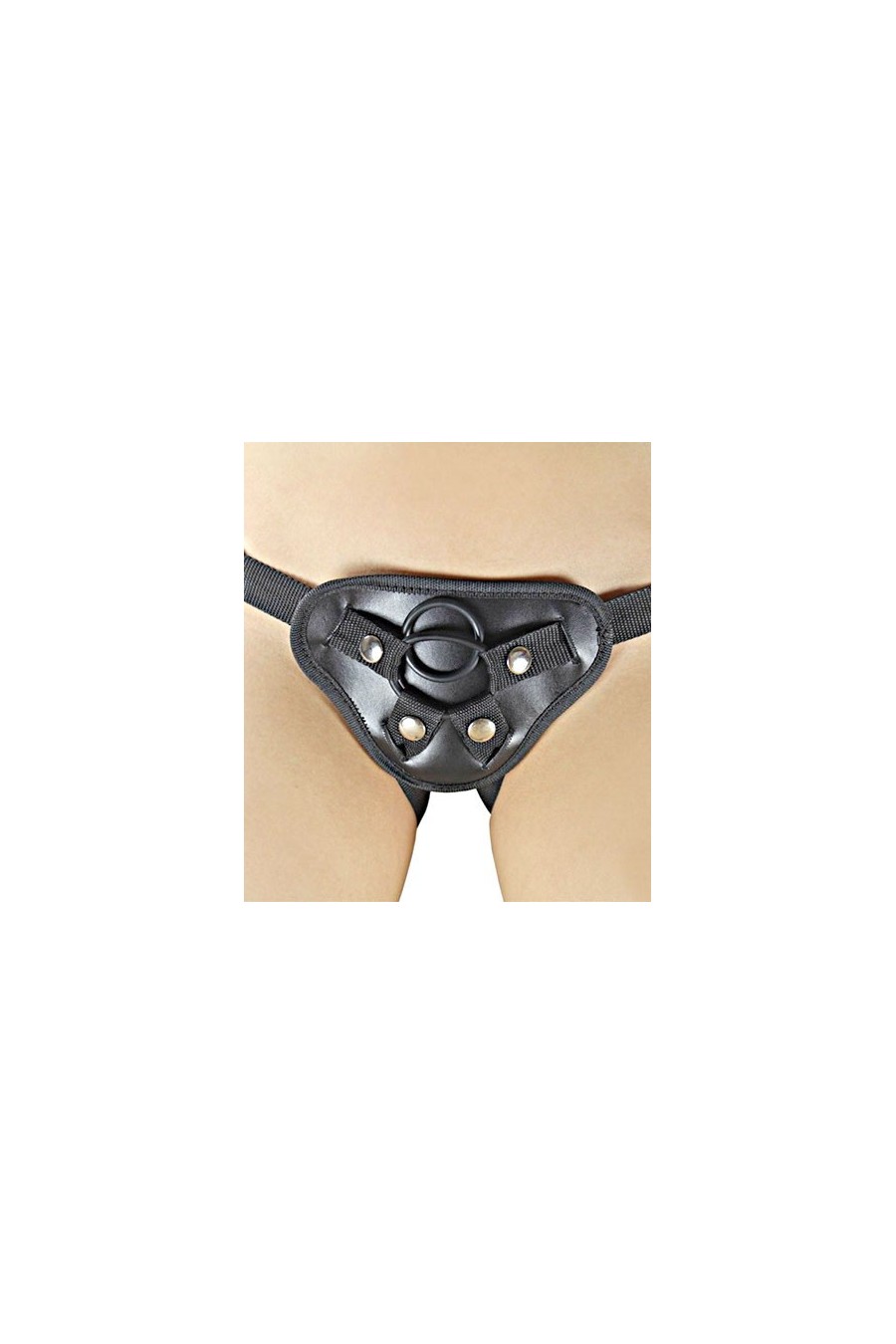 Arnes con consolador negro - Starsex
