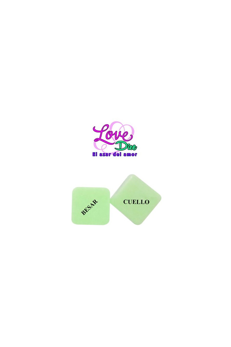 Dados Fluorescentes - Love Dice