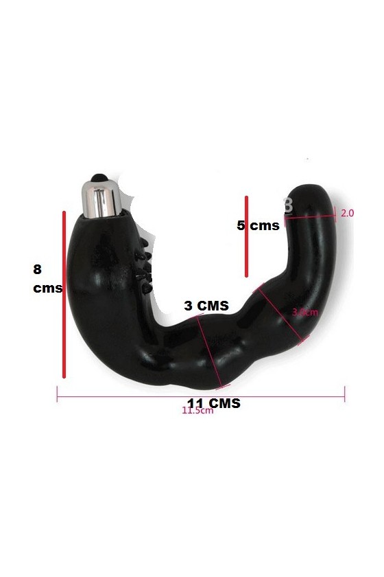 Vibrador Prostatico de Silicona Punto P Vibrador Prostatico de Silicona Punto P