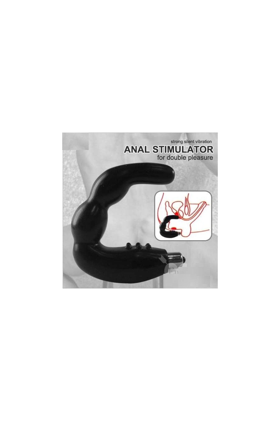 Vibrador Prostatico de Silicona Punto P
