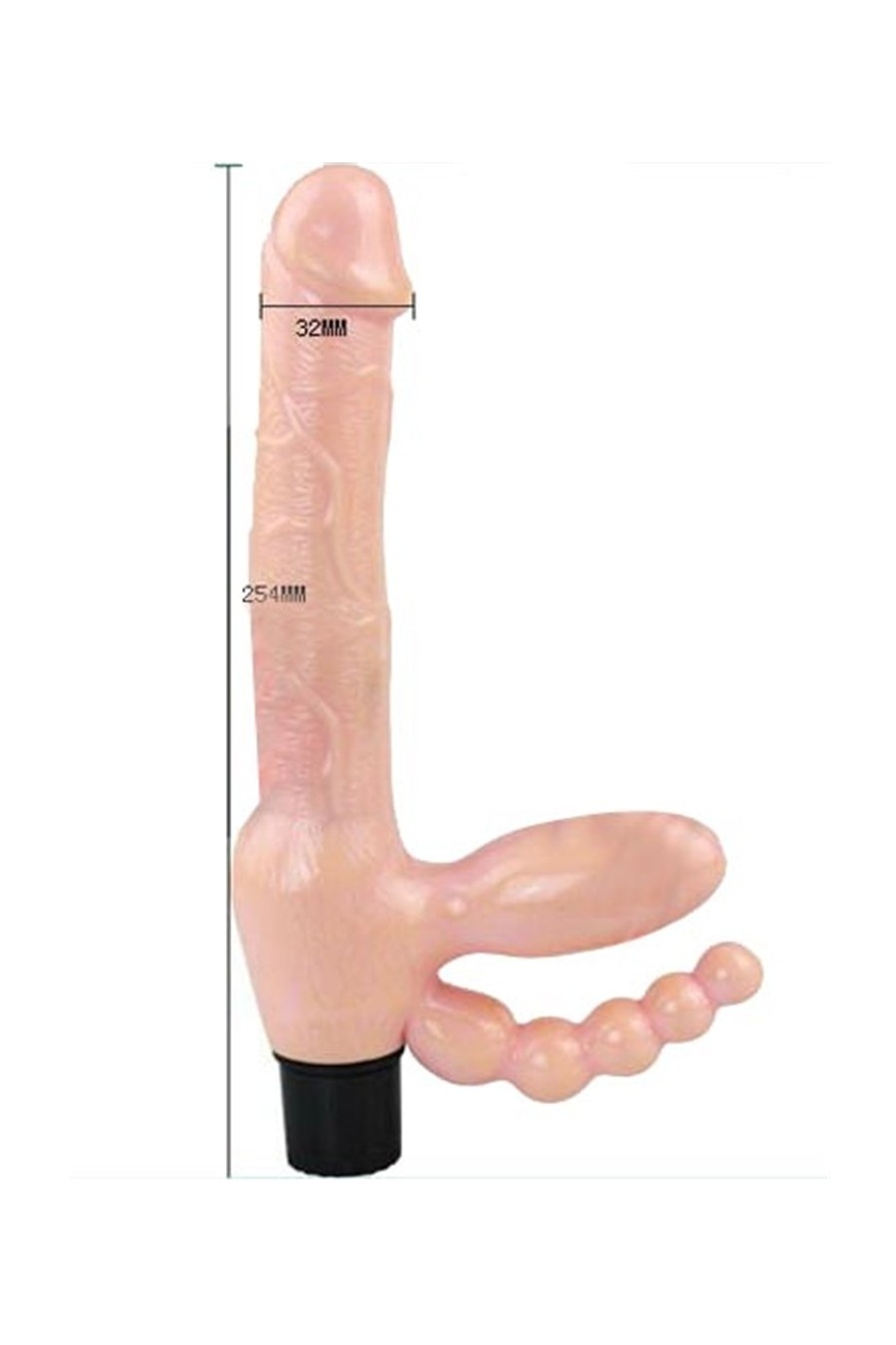 Vibrador Triple Estimulación - Strapon