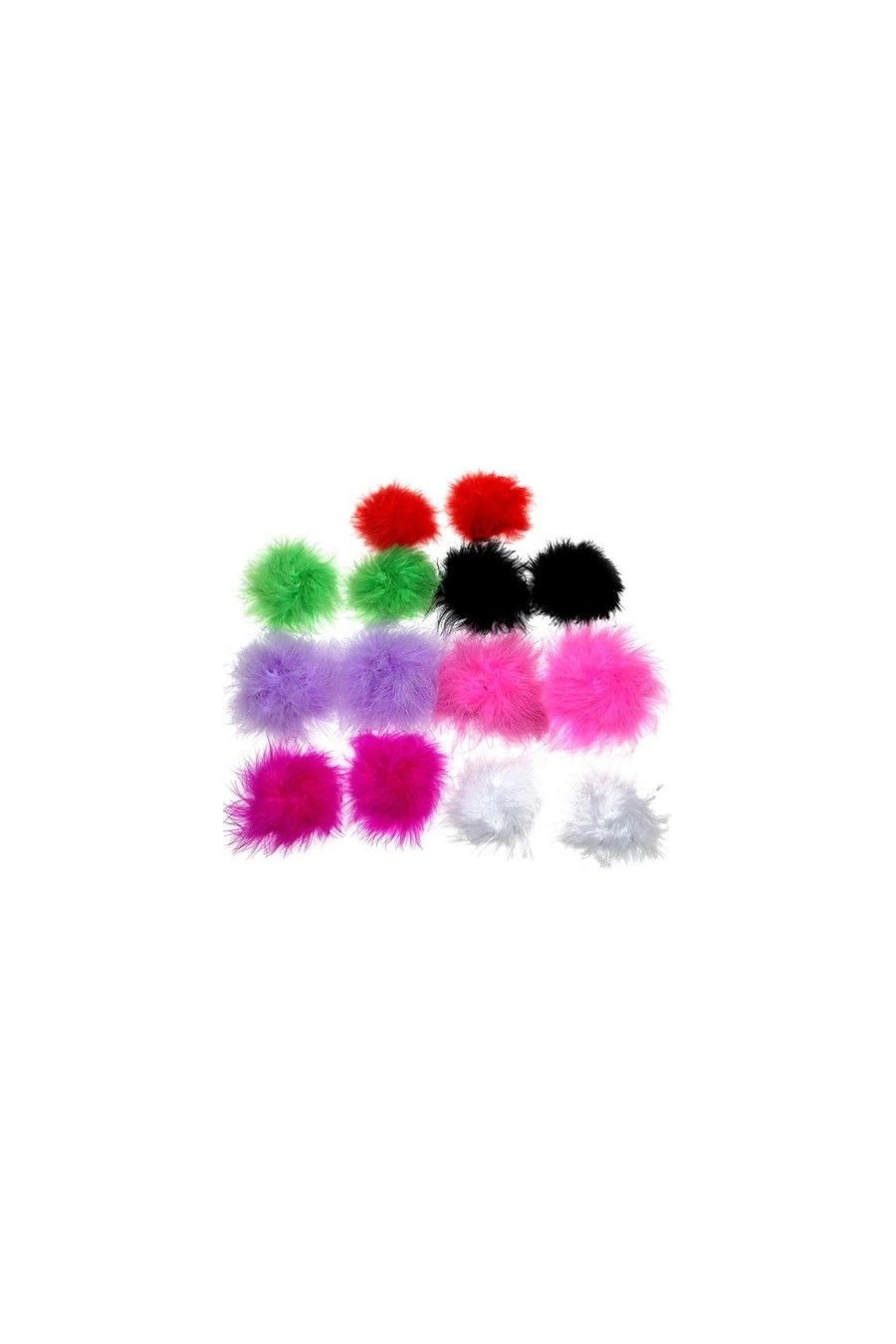 Pezoneras de peluche Colores