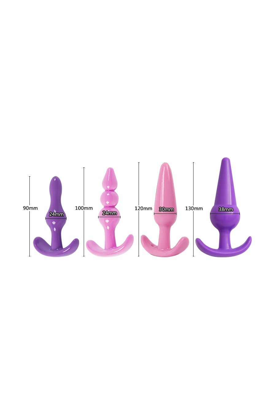 SET PLUGS - DILATADORES 4 MEDIDAS