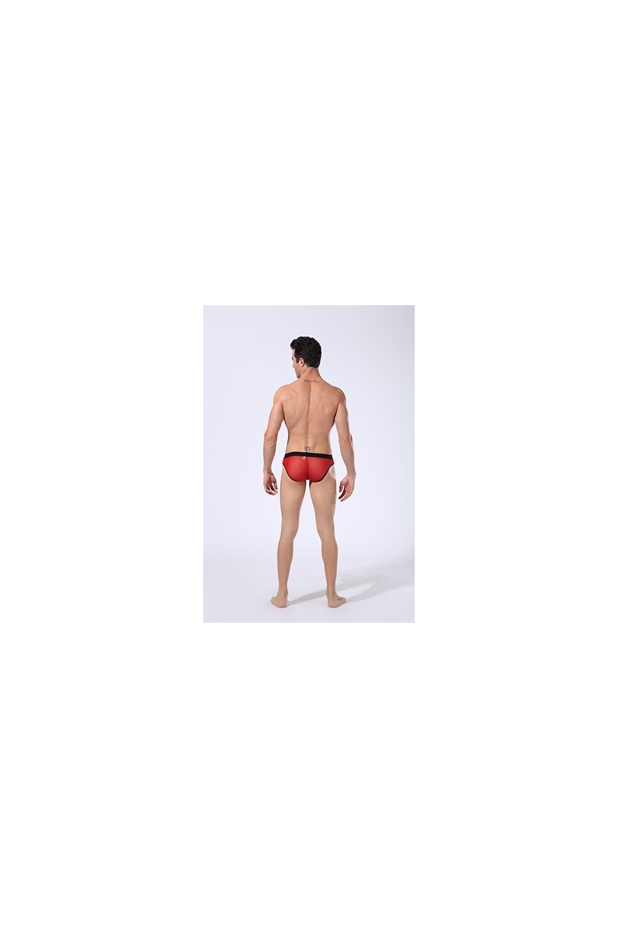 Slip Rojo Transparente Starsex Talla M