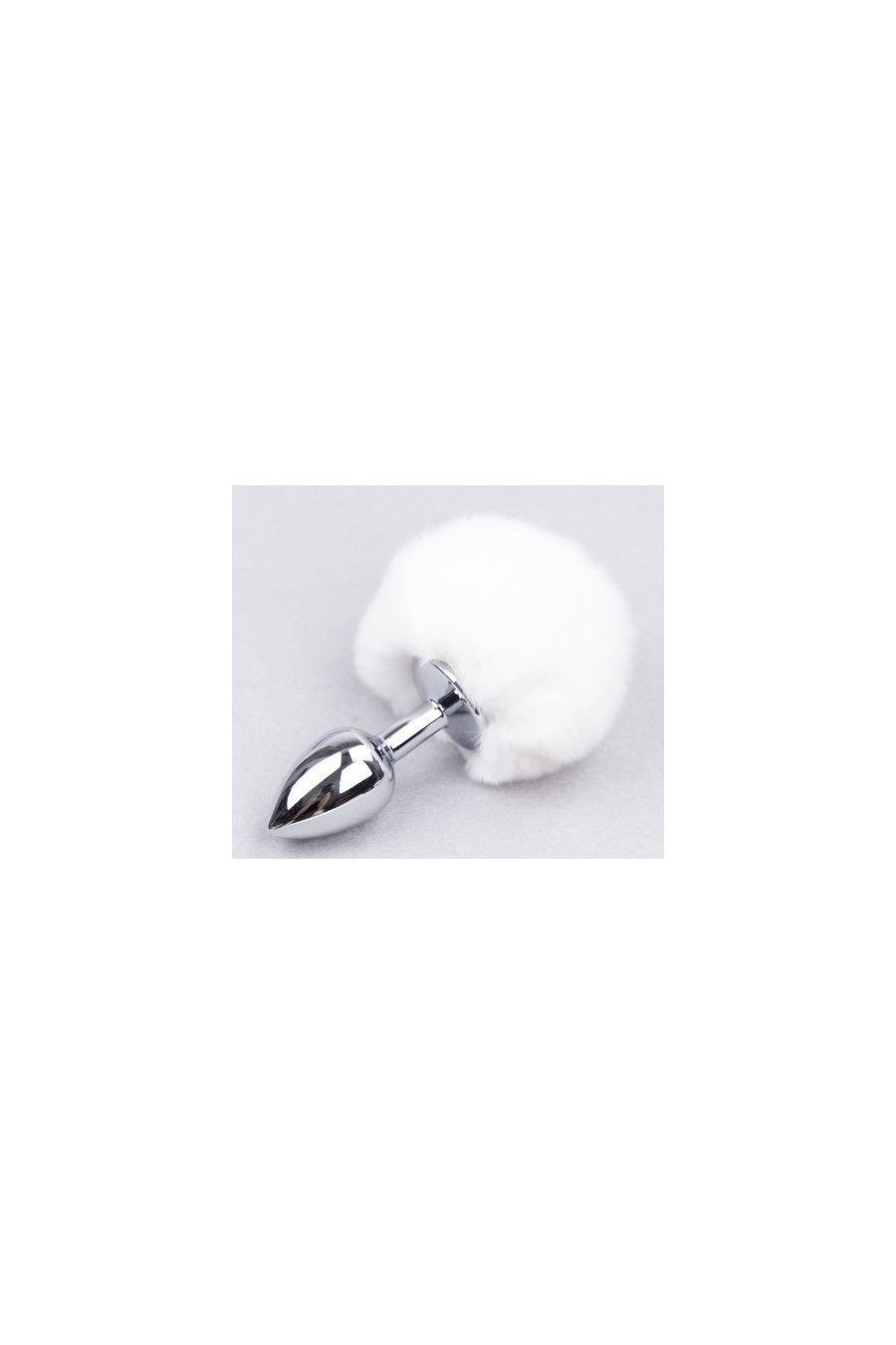 Cola de Conejo con Plug de Acero - talla S