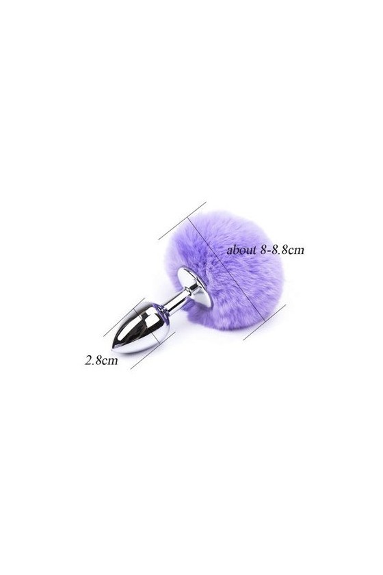 Cola de Conejo con Plug de Acero - talla S