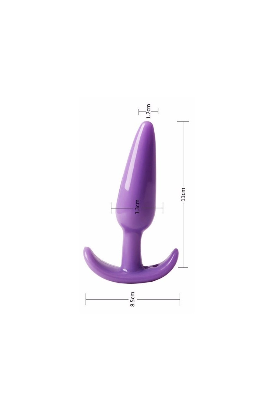 Plug Anal Dilatador Principiantes Flexible Silicona