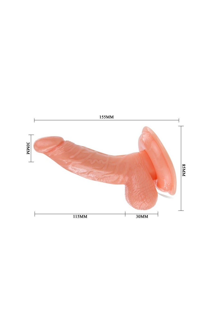 Consolador Super Rota Dong 16 cm