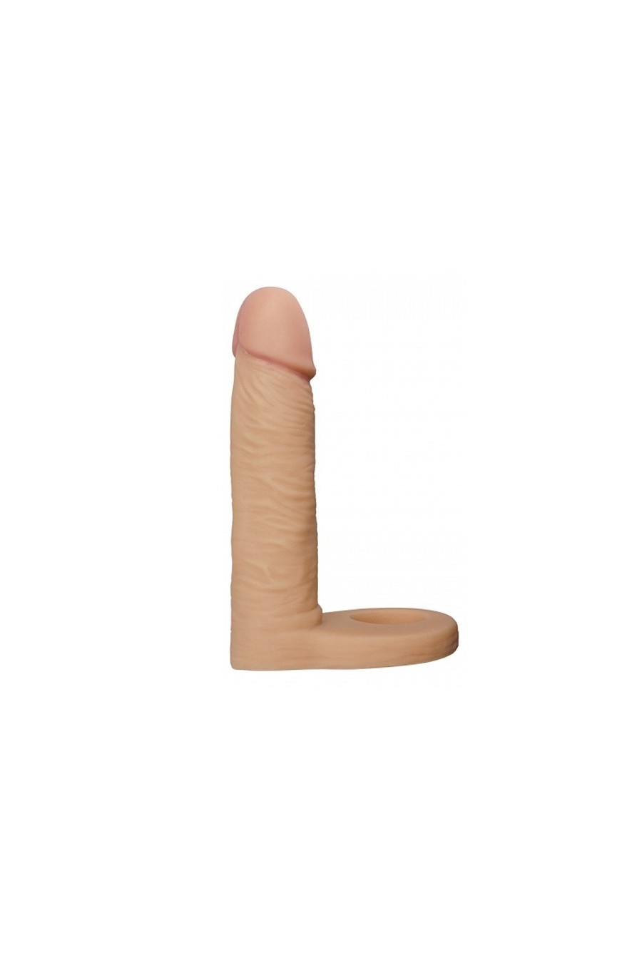 Anillo con Dildo para Doble Penetracion - Ultra Soft Double 6.25"