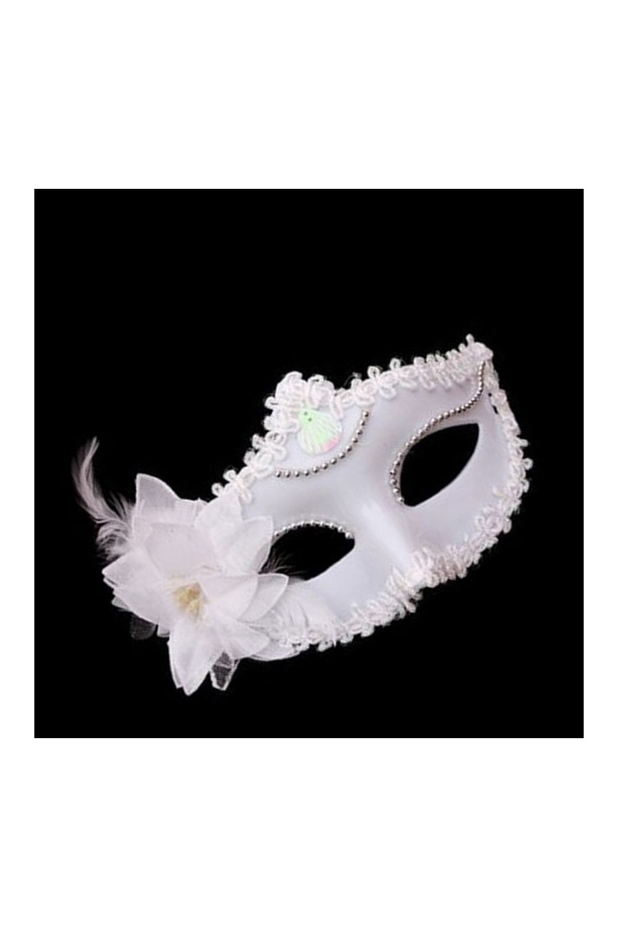 Antifaz Blanco Elegante