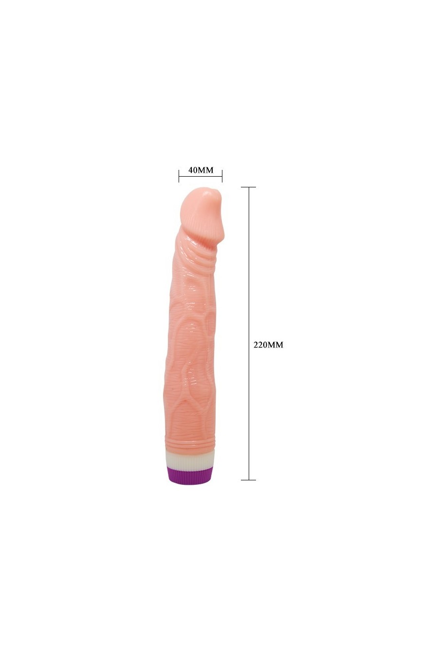 Vibrador Waves of Pleasure Fantasy Vibe - 22 cm