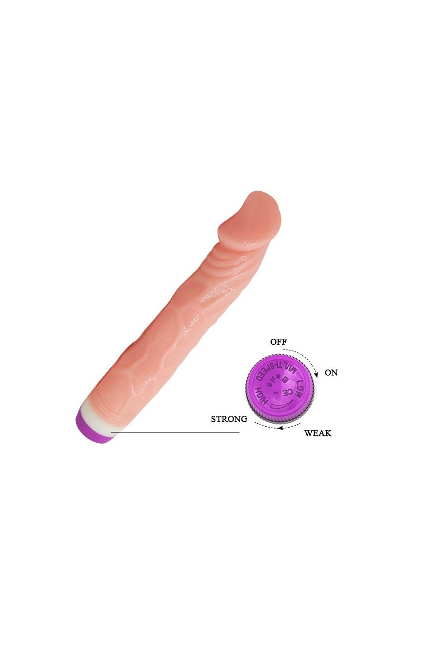 Vibrador Waves of Pleasure Fantasy Vibe - 22 cm