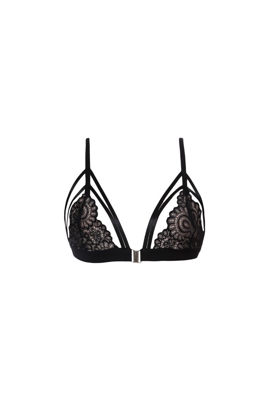 Bralette negro encaje obsesion