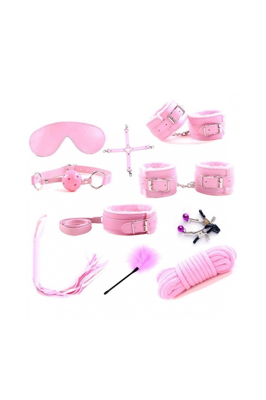Kit Bdsm 10 Piezas Completo
