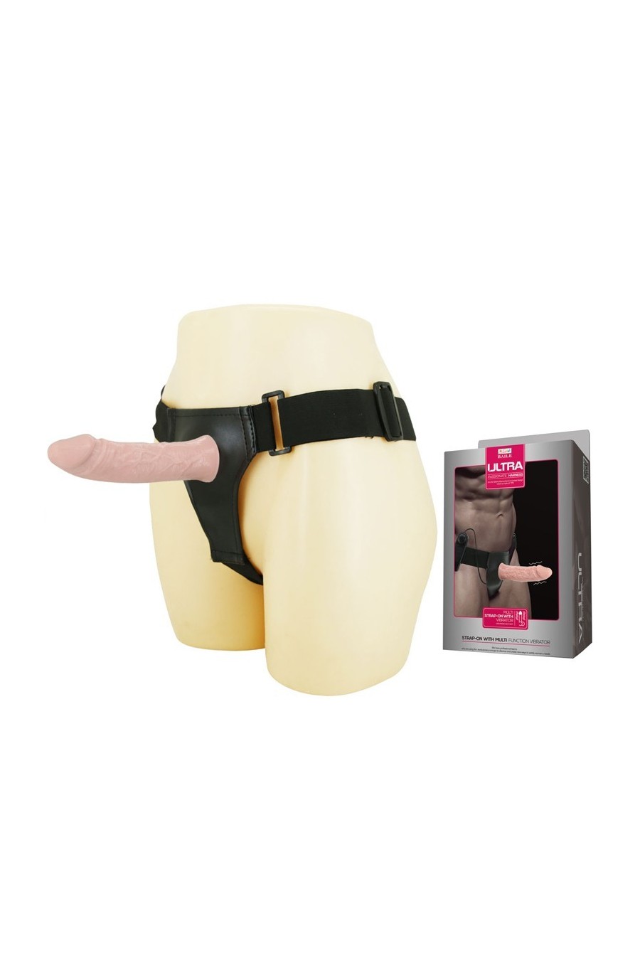 Arnes Protesis Hueca con Vibrador - Baile Ultra