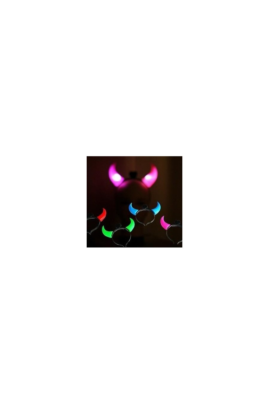 Cintillo diablo con luces