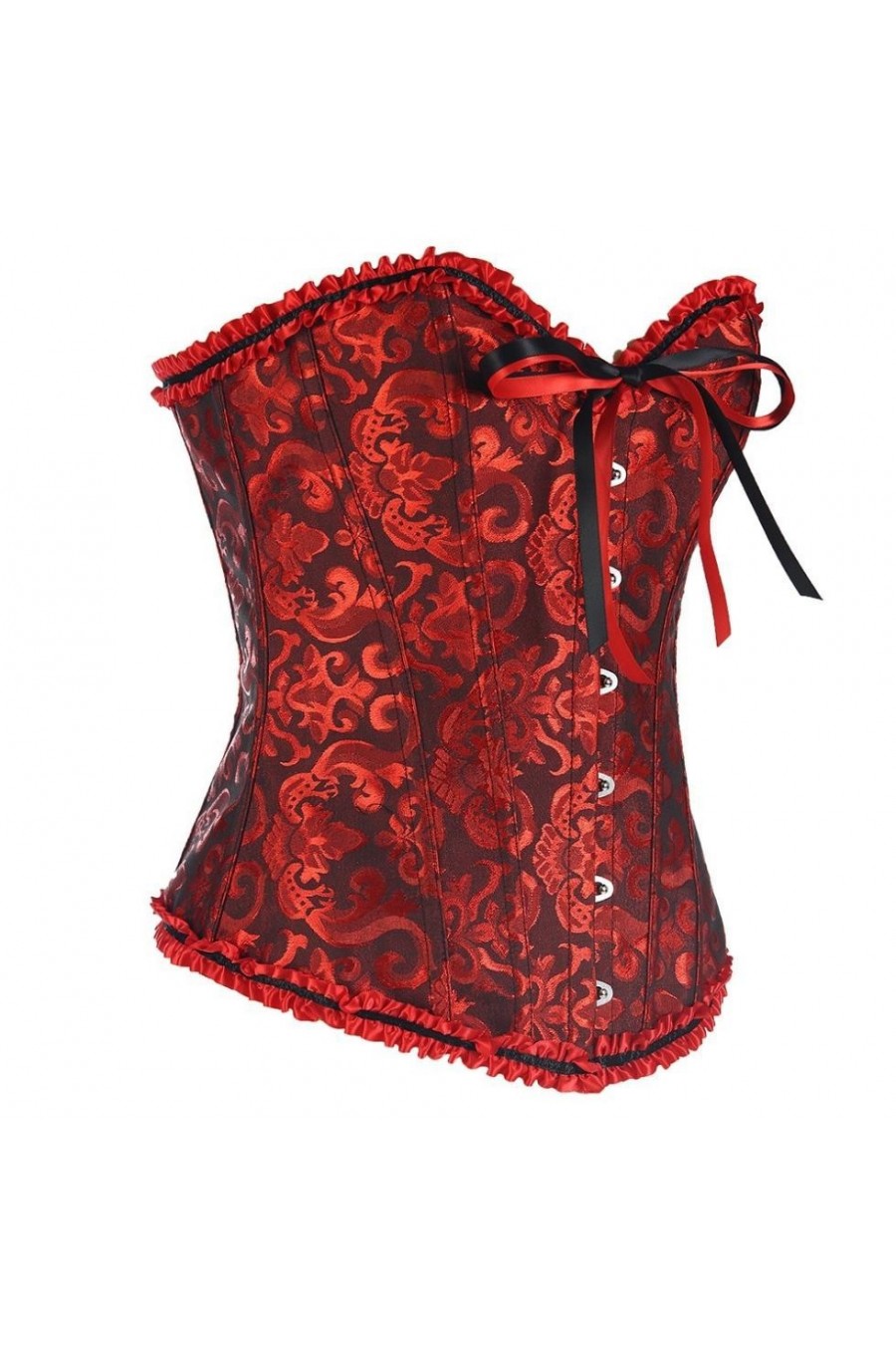 Sexy Corset Neg-Roj