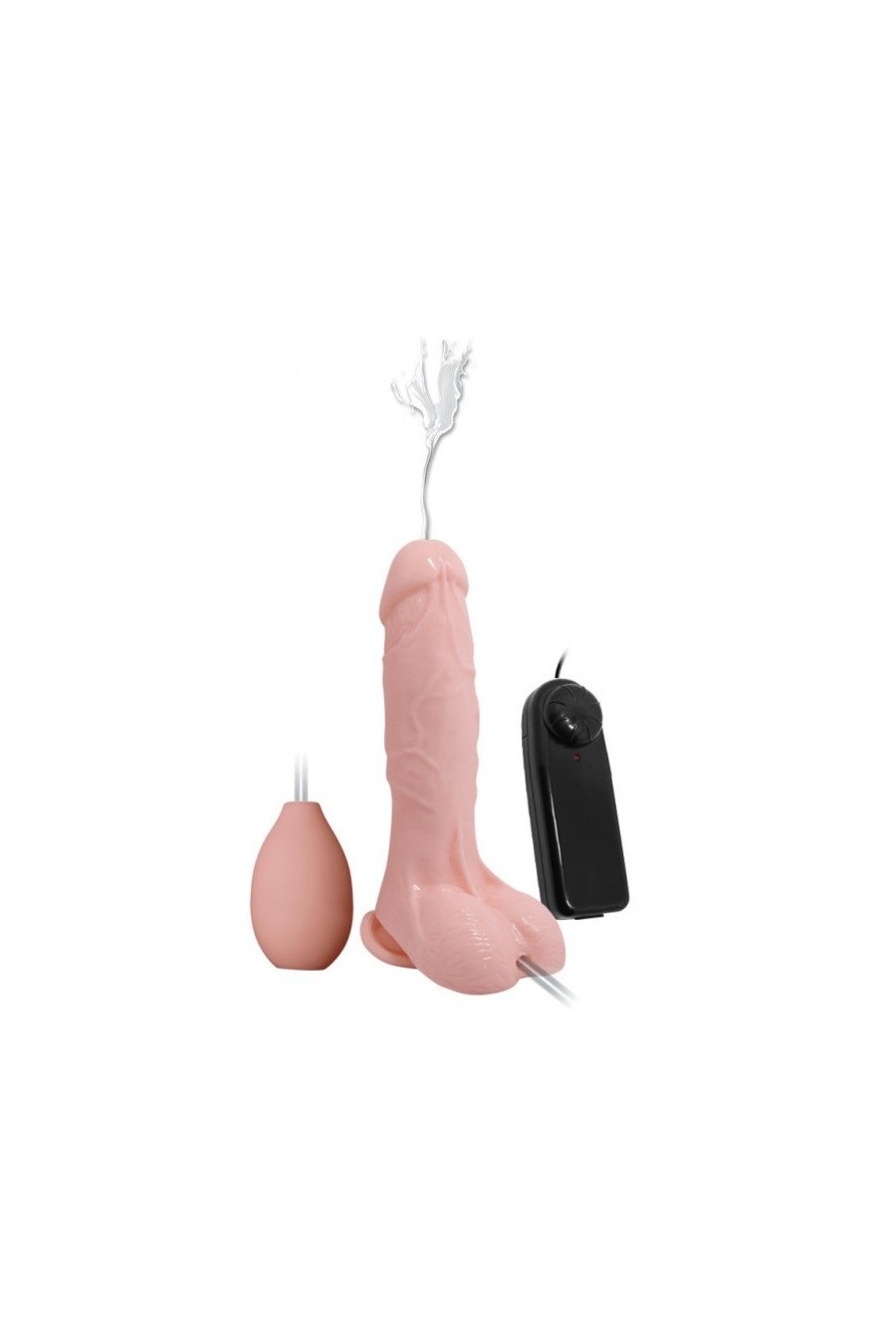 Vibrador realístico eyaculador