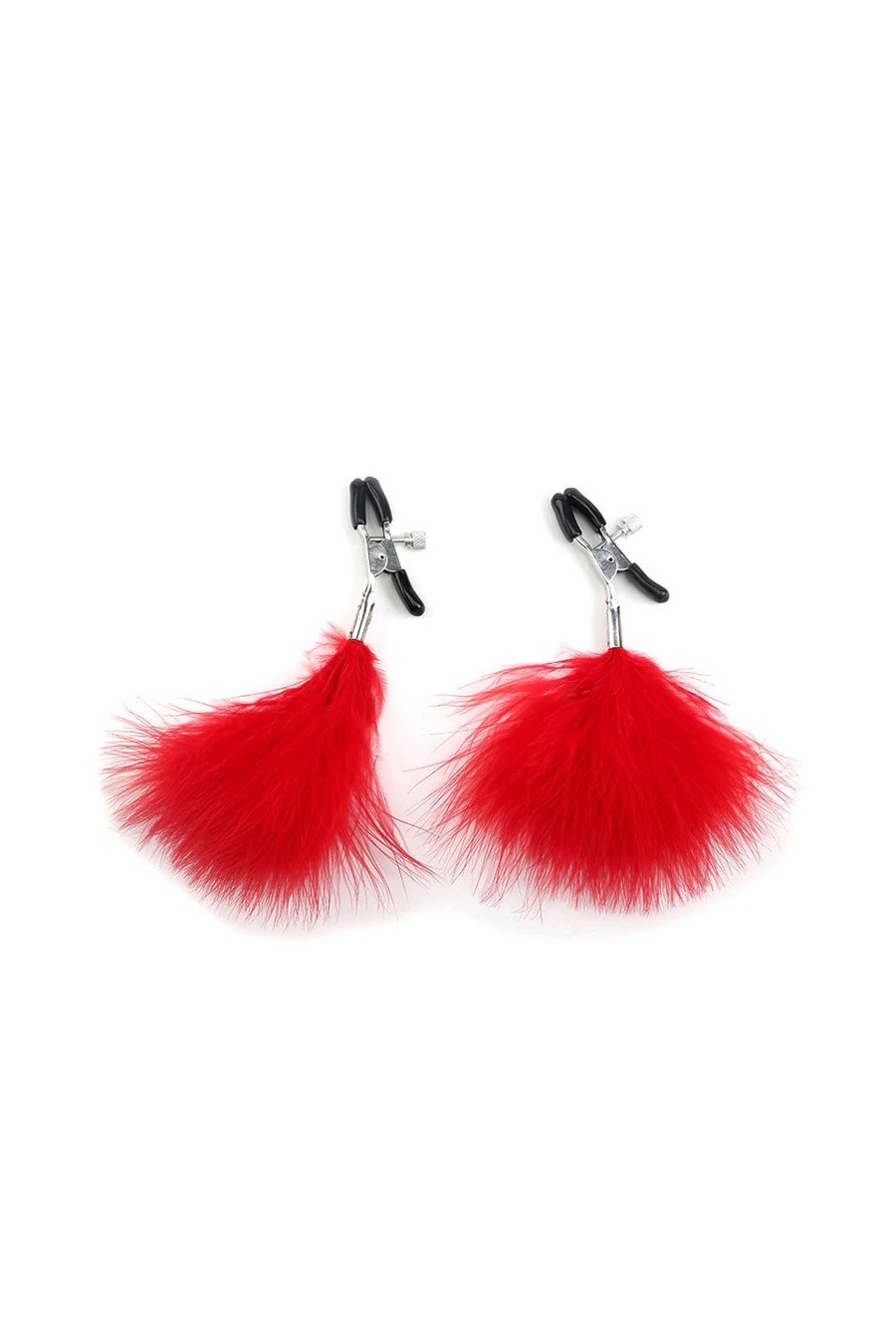 Pinzas de Pezones con Plumas