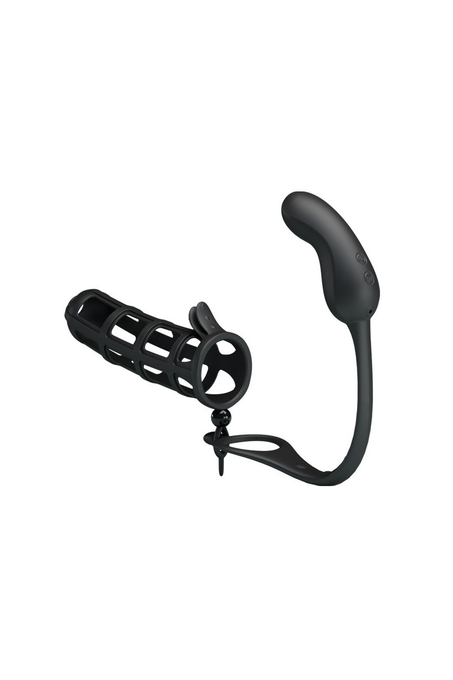 Funda Masculina con Vibrador Prostático Recargable - Pretty Love