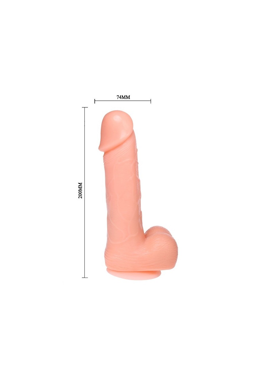 Vibrador Rotador realistico - Dong 19,5 cm