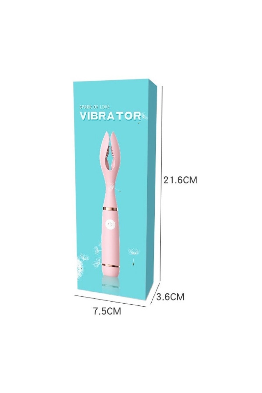 Pinza vibradora recargable - Destello De Amor