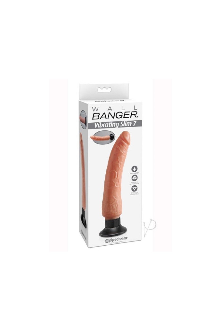 Vibrador - Wall Banger Vibrating Slim 7 - Pipedream
