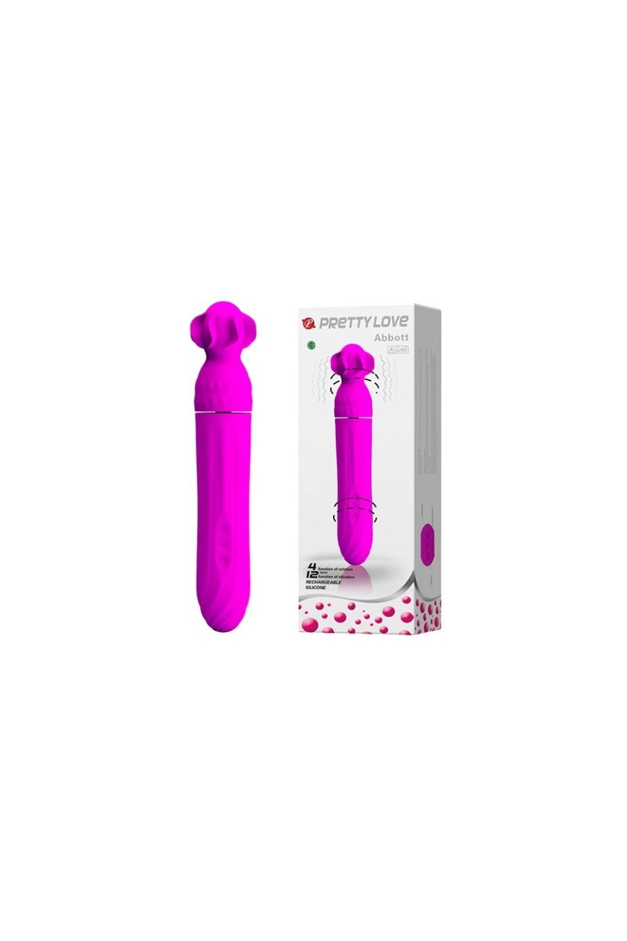 Vibrador Rotador Hélice Recargable Abbott Pretty Love