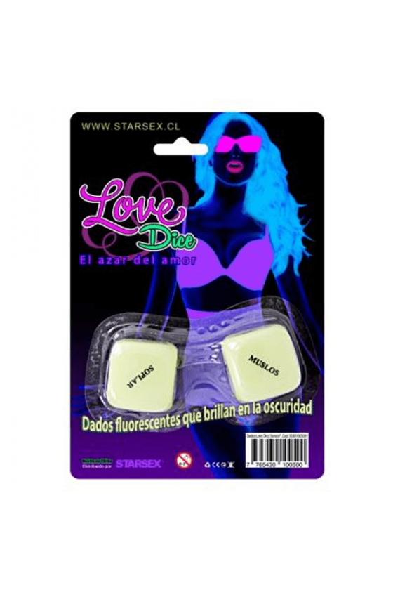 Dados Fluorescentes - Love Dice