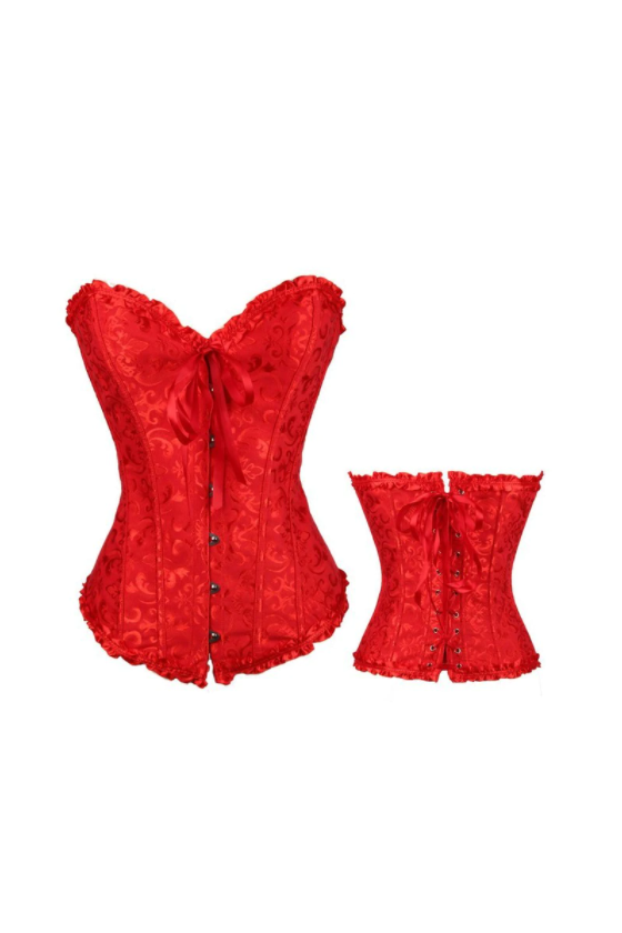 Sexy Corset Negro Ajustable
