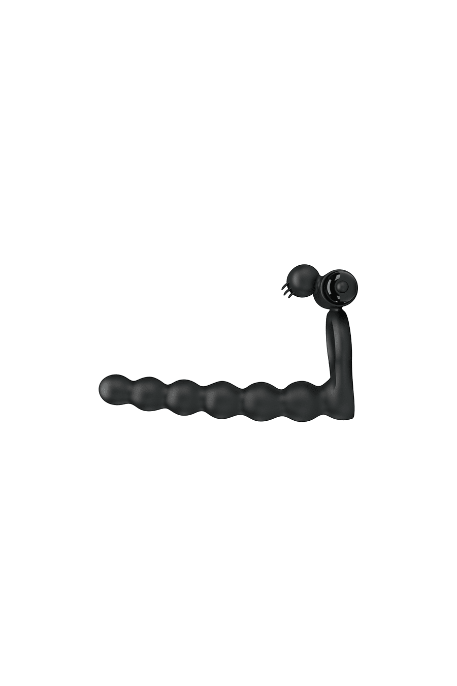 Anillo Vibrador con Vara para Doble Penetración - Hercules