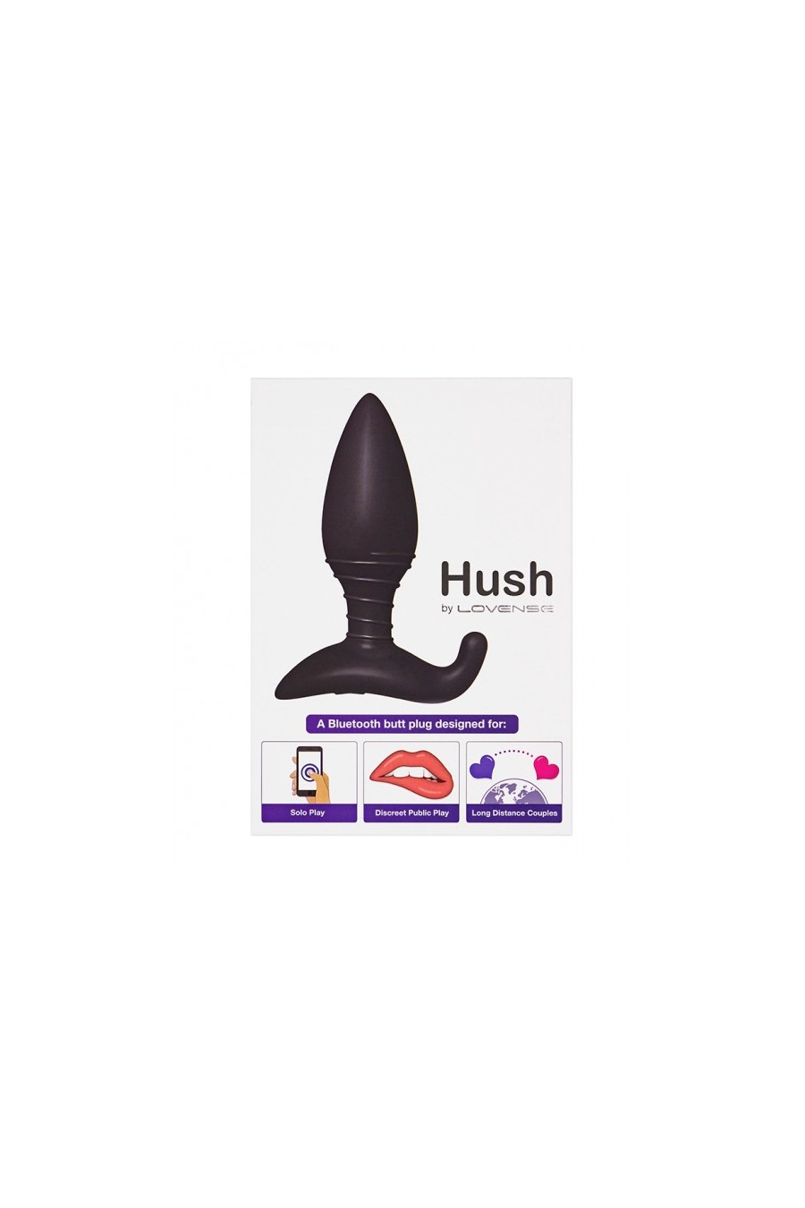 Plug Anal con vibrador - Hush APP Bluetooth Wifi