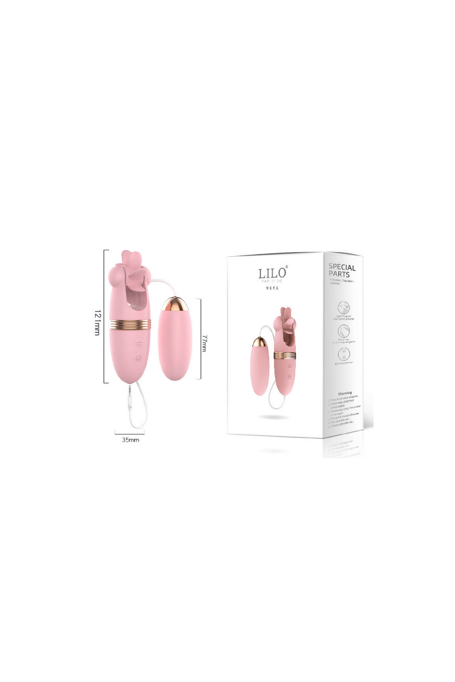 Vibrador Bala Lengua Clitorial Lilo