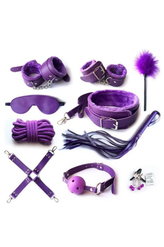 Kit Bdsm 10 Piezas Completo