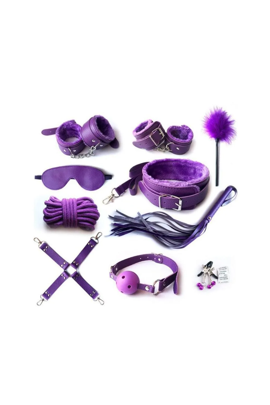 Kit Bdsm 10 Piezas Completo