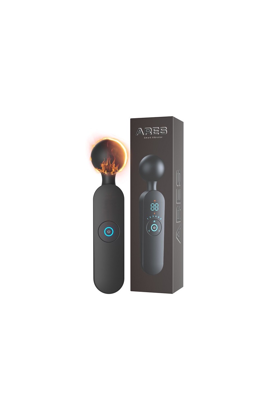 Vibrador Microfono Recargable Ares Wand
