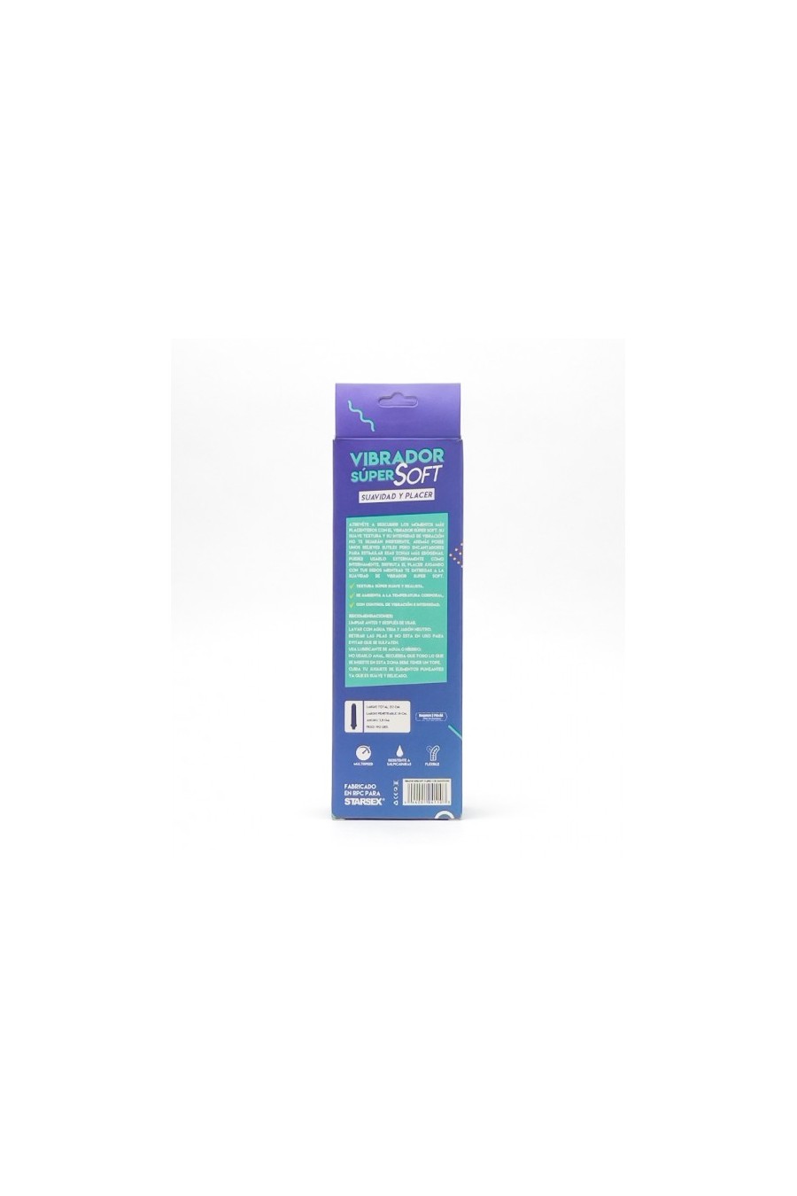 Vibrador Super Soft Starsex - Mulato Cyber Skin