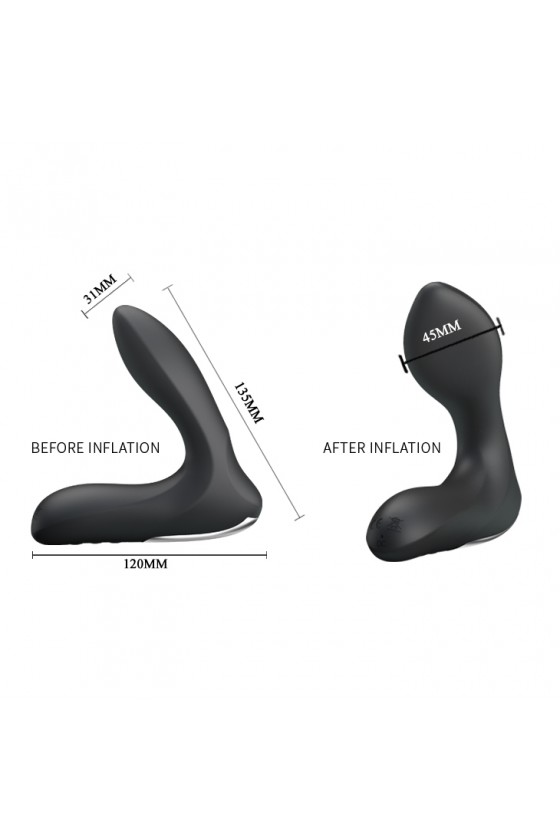 Estimulador de Prostata Recargable e Inflable - Leonard Pretty Love