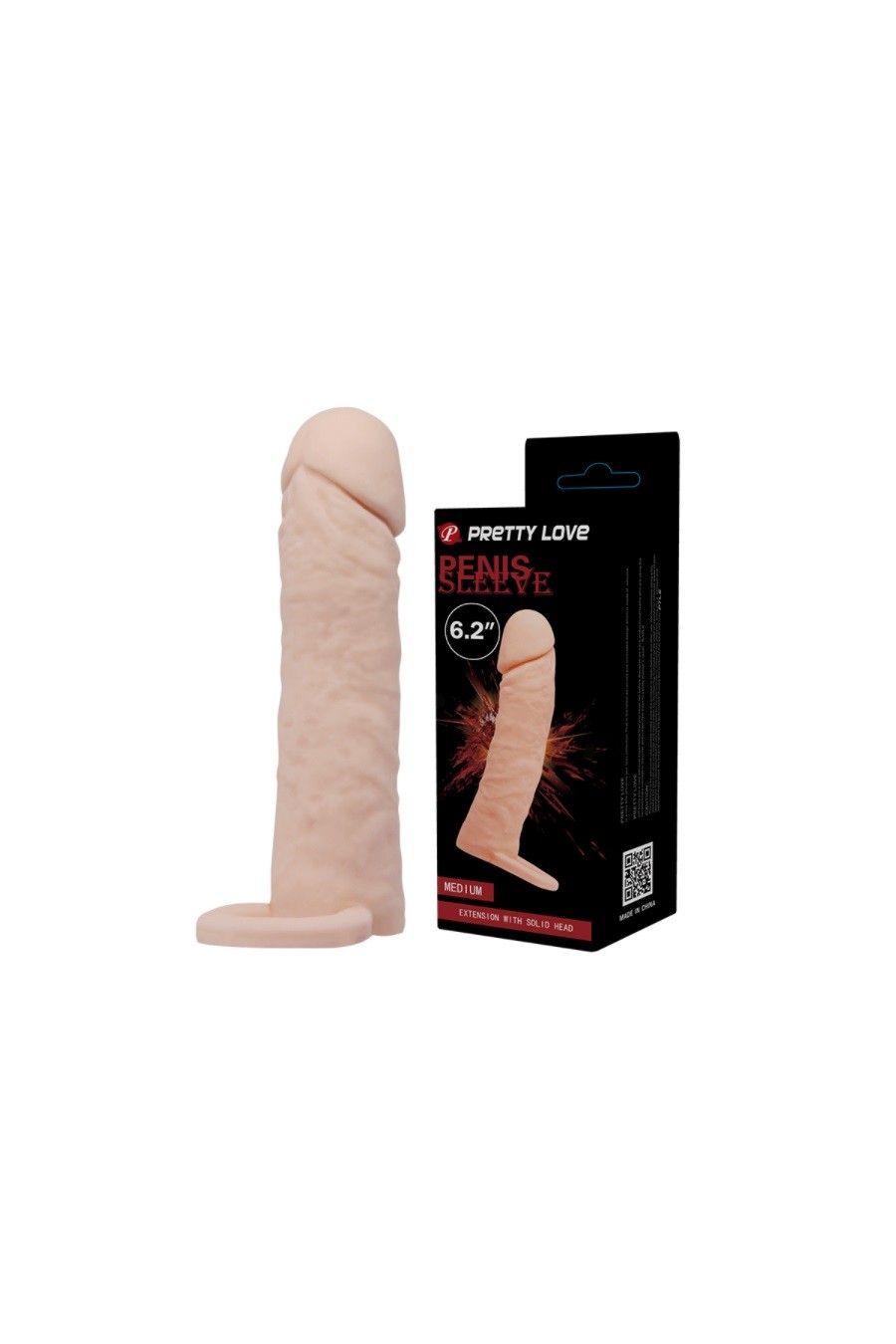 Funda Extensora de Pene 4cms Baile Penis Sleeve 6.2"