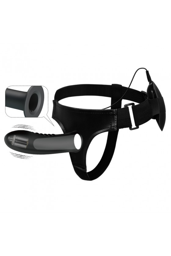 Arnes con Protesis Hueca y Vibrador - Myron Prettylove