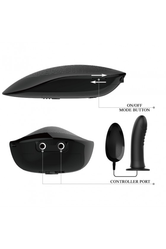 Arnes con Protesis Hueca y Vibrador - Myron Prettylove