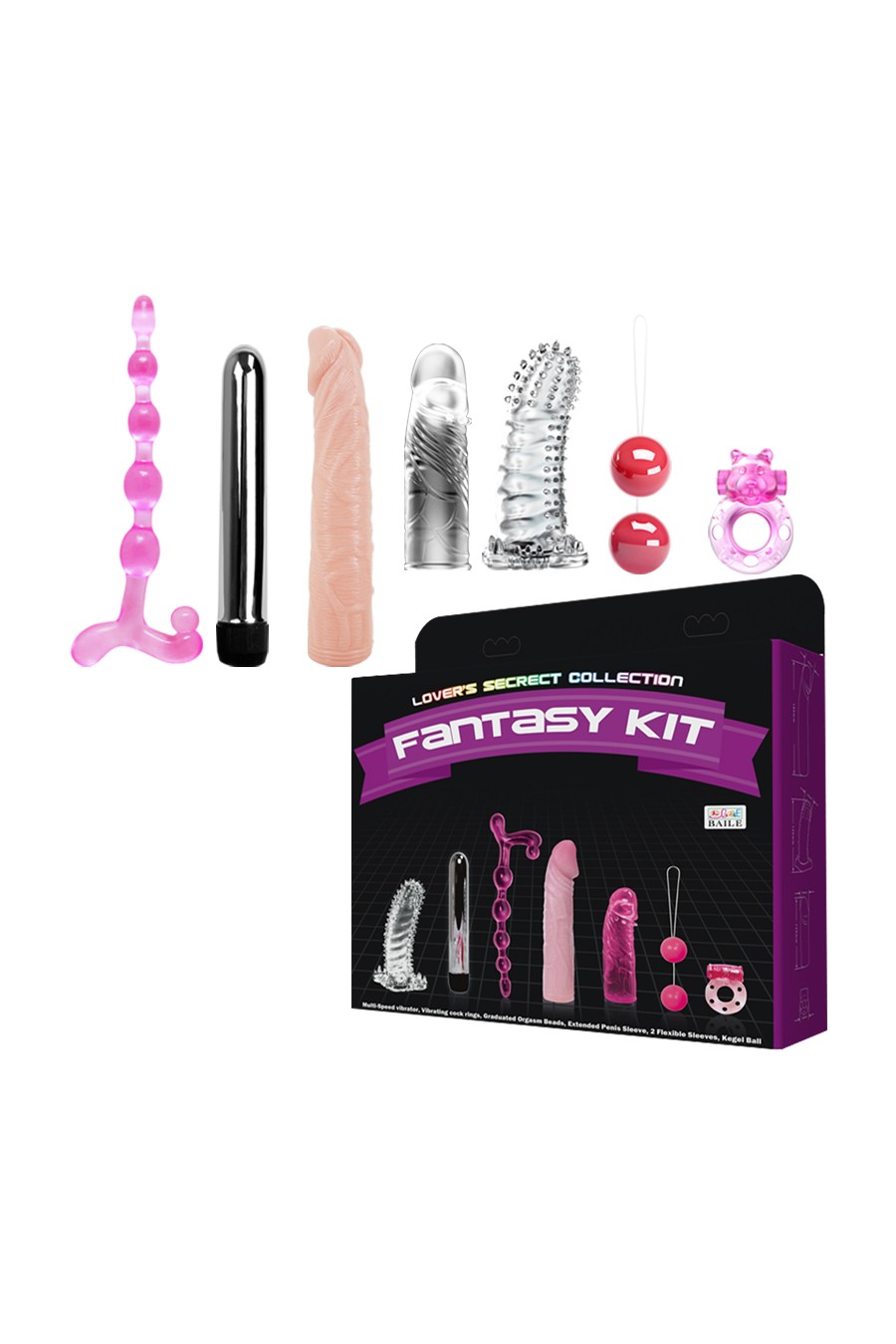 Kit inicial para parejas - Fantasy Lovers Secret Baile