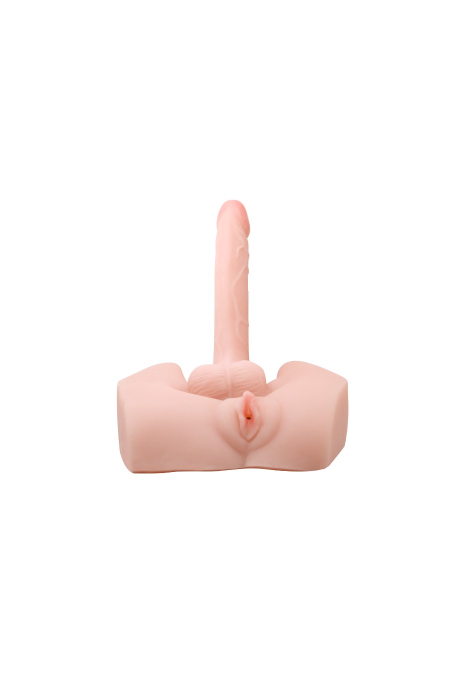 Masturbador vibrador rotador Hermafrodita - Male Cock