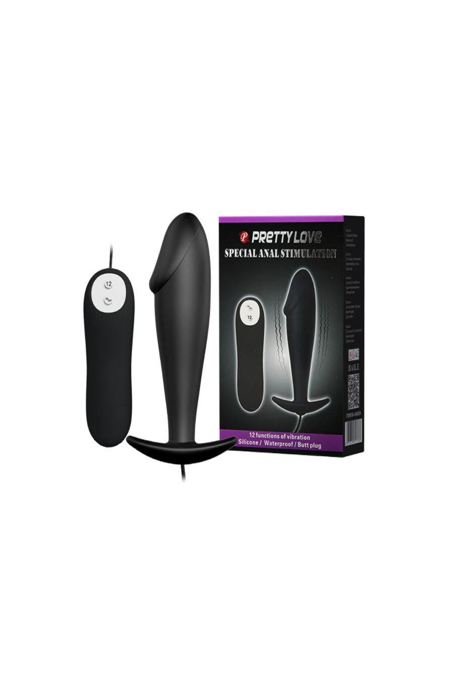 Vibrador anal con control remoto - Glande