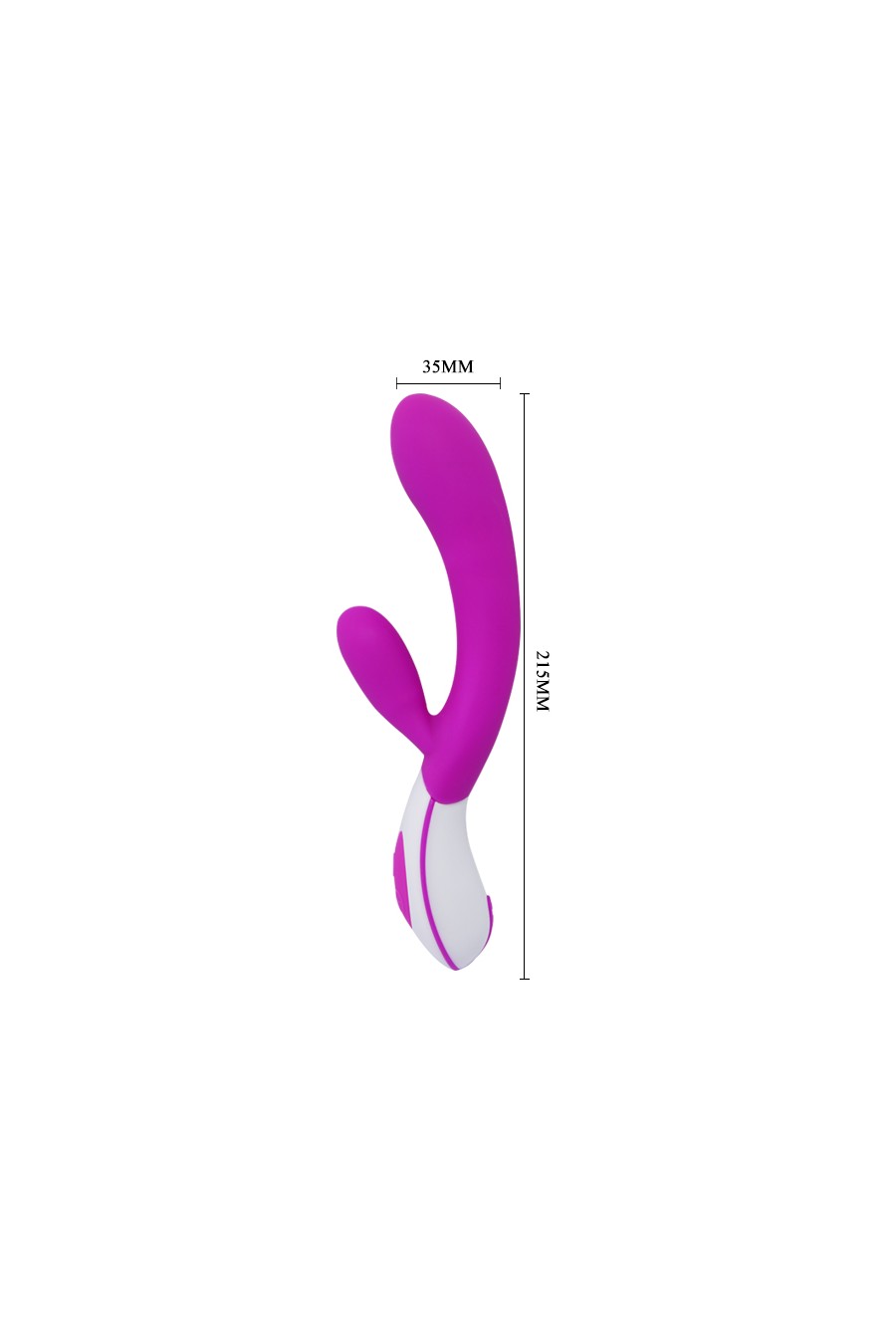 Vibrador Doble Estimulación - Recargable - Colby