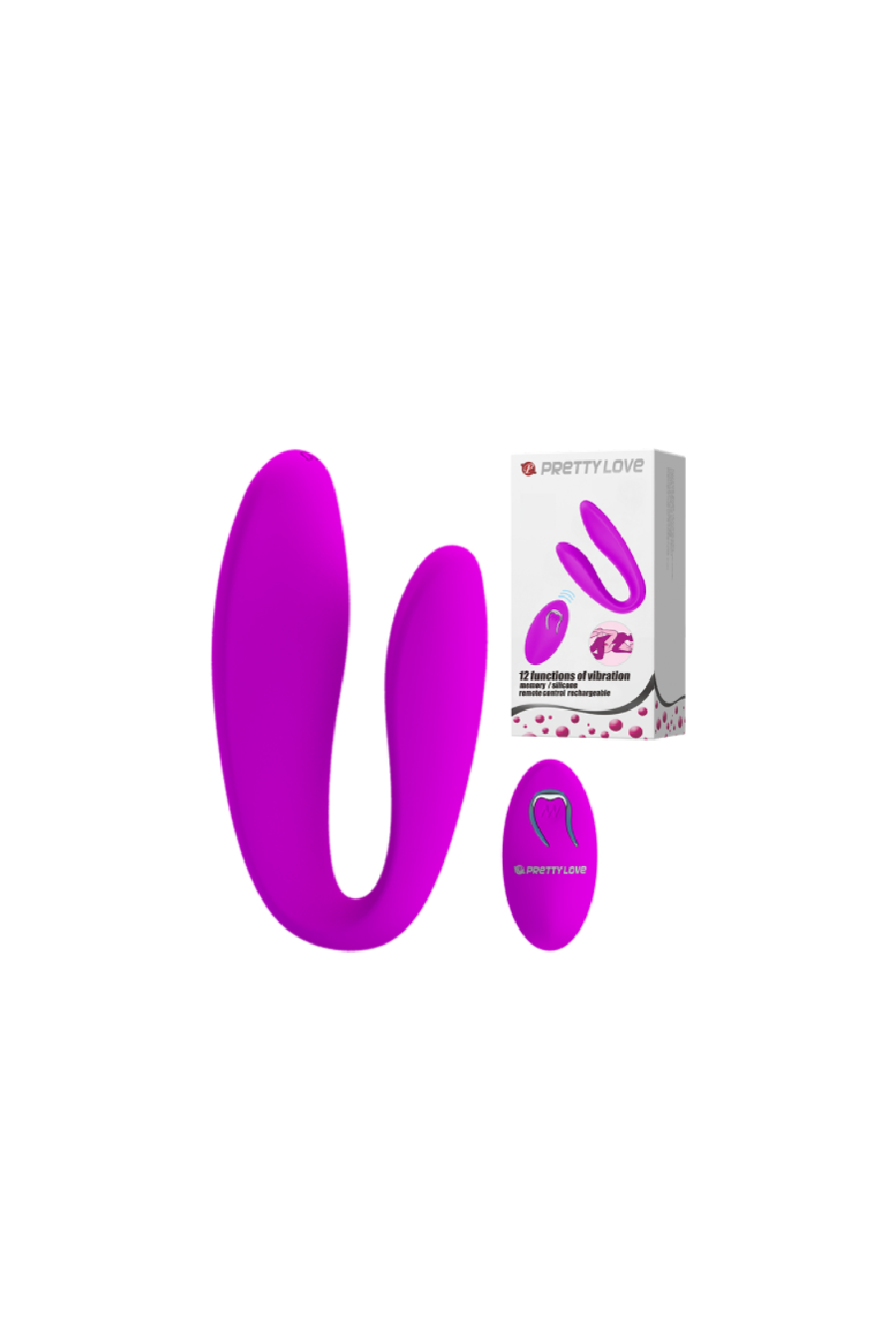 Vibrador recargable control a distancia - Letitia Pretty Love