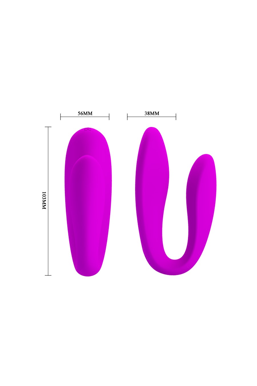 Vibrador recargable control a distancia - Letitia Pretty Love