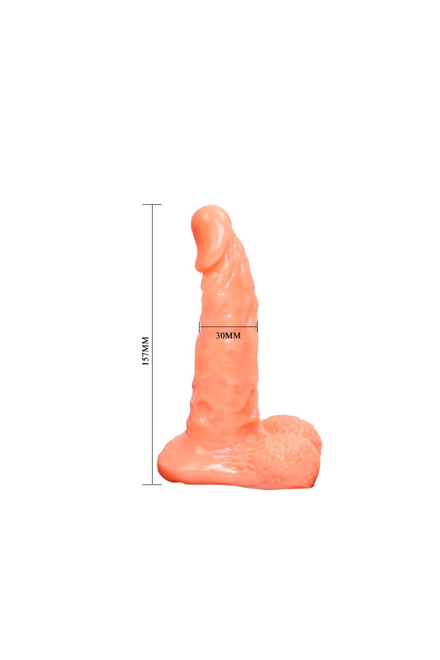Arnes con consolador macizo Baile - Sensual comfort