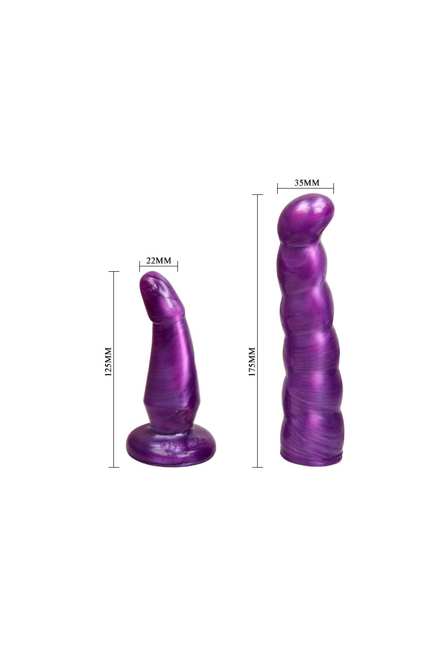Arnés Ultra Femenino Doble Baile - Morado Jelly