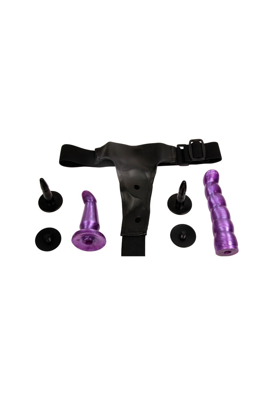 Arnés Ultra Femenino Doble Baile - Morado Jelly